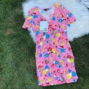 Love Moschino Pink Floral Dress